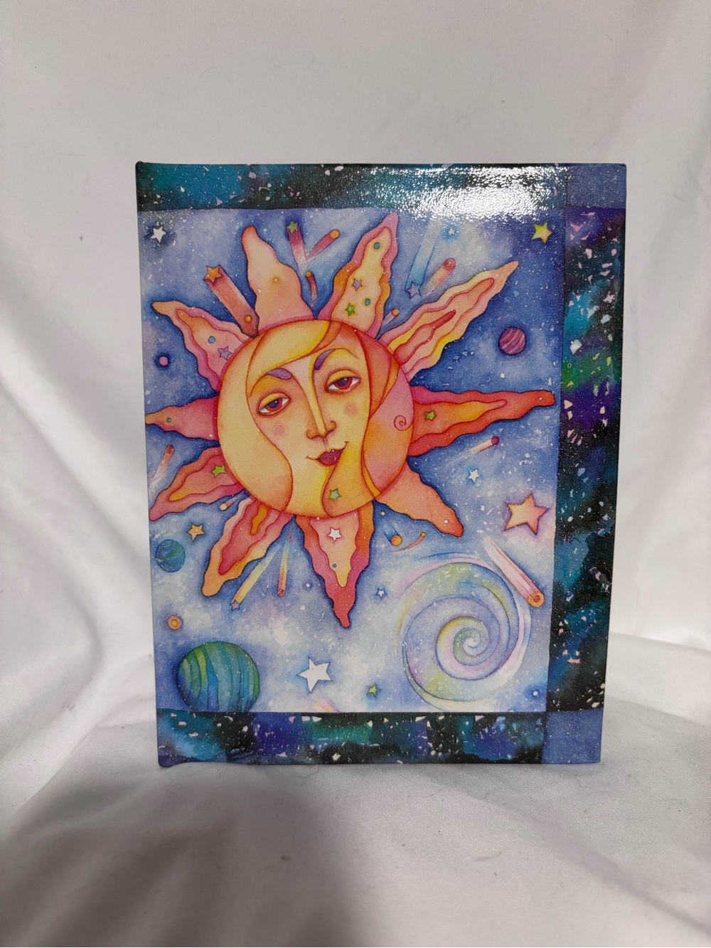 Vintage celestial 90s address book